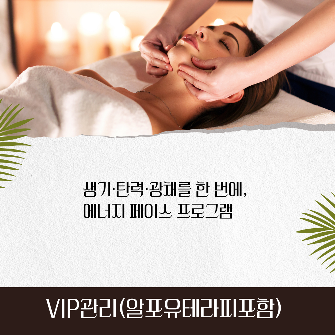 VIP관리(알포유테라피포함)